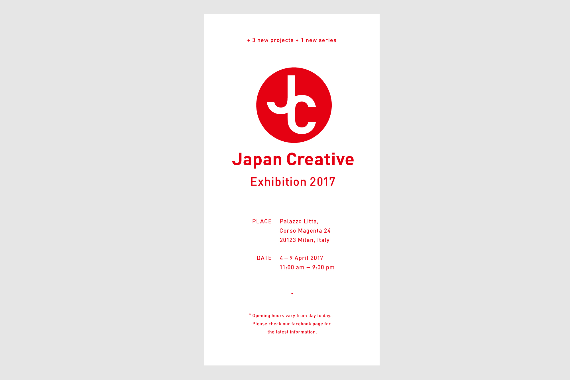 Japan Creative Exhibition Milano 2017